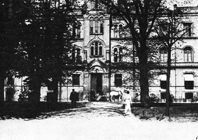 Ögonkliniken, lasarettskontoret och lasarettsköket, Lasarettet i Lund